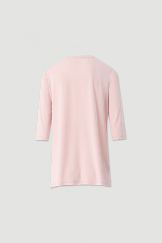 Knit tunic with v-neck Knit tunic with v-neck
