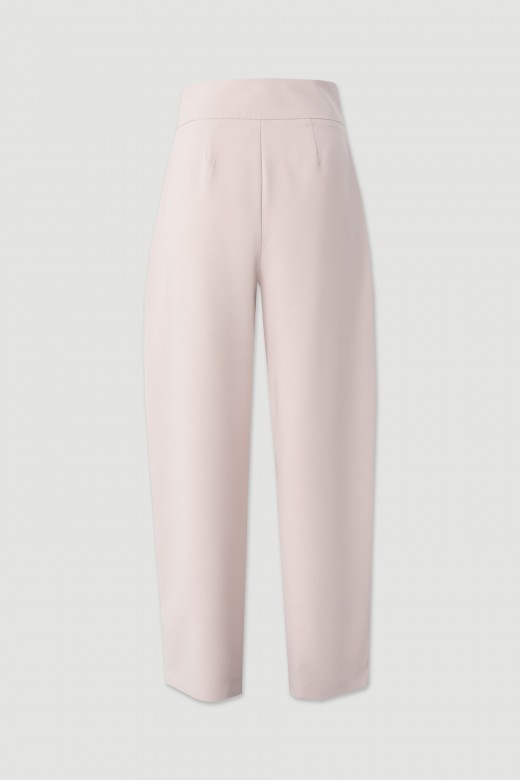 High-waisted pleated trousers High-waisted pleated trousers