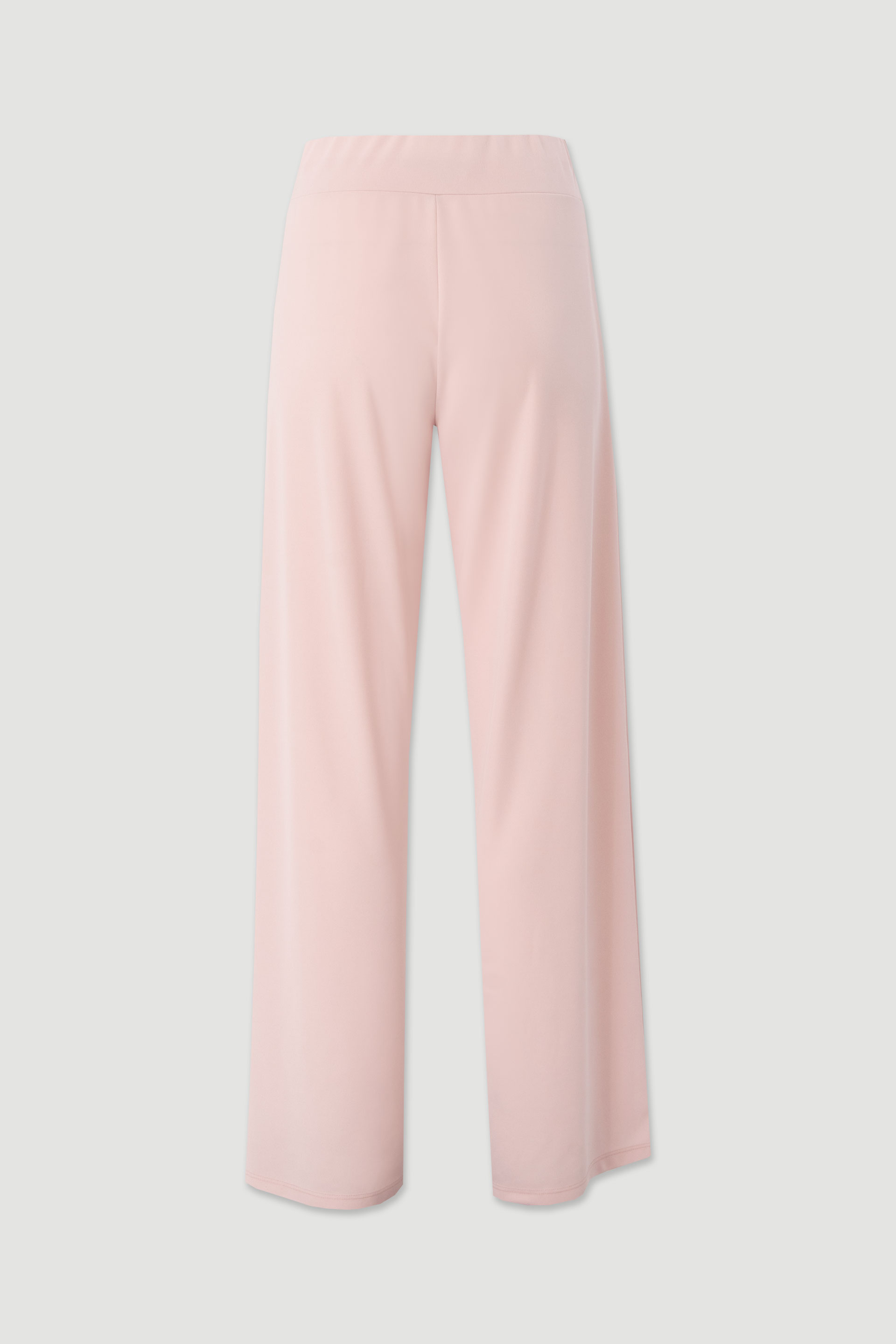 Wide leg knit trousers