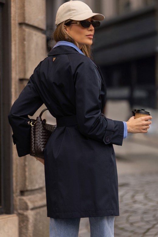 Cotton midi trench coat Cotton midi trench coat