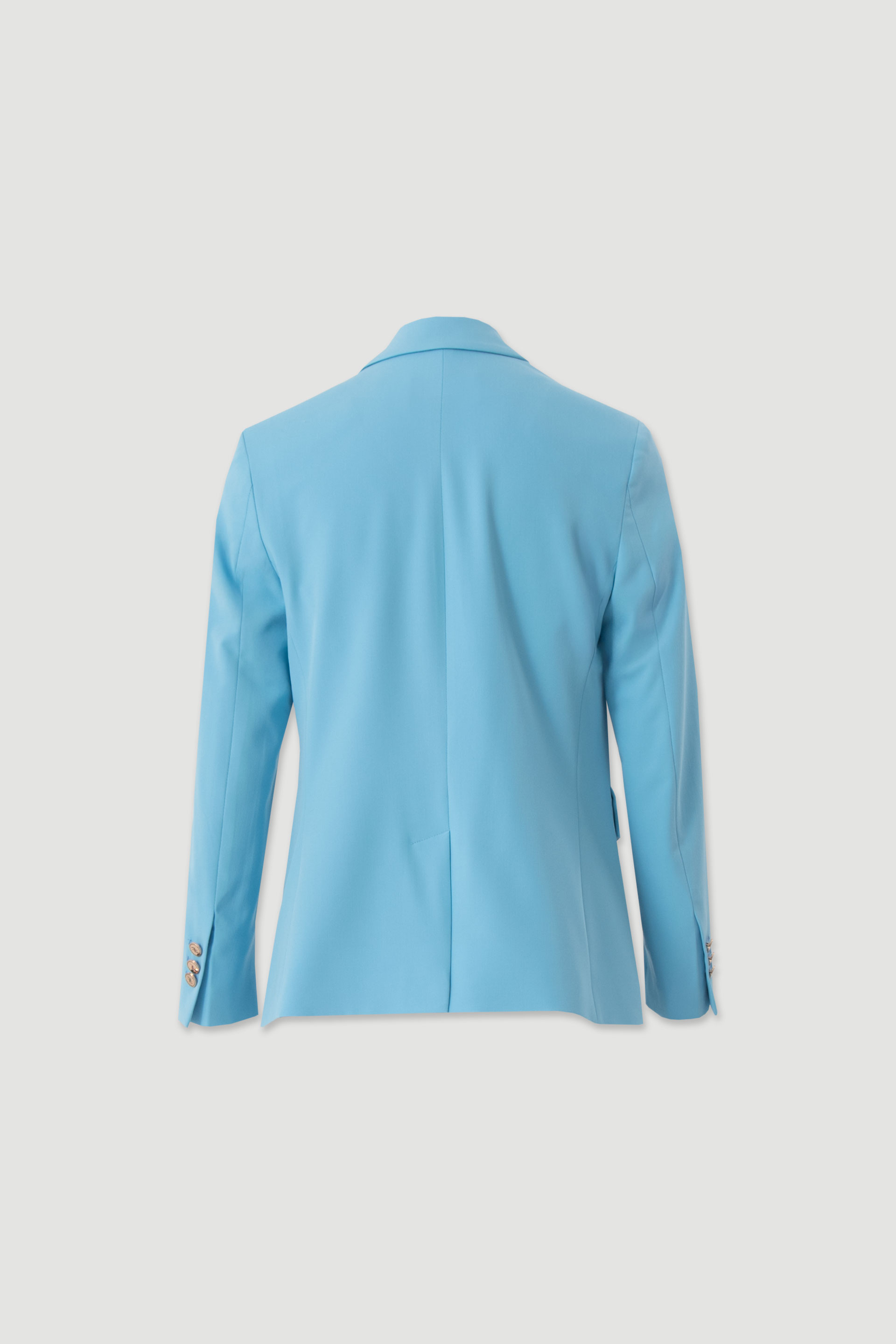 Classic blazer with custom metallic button