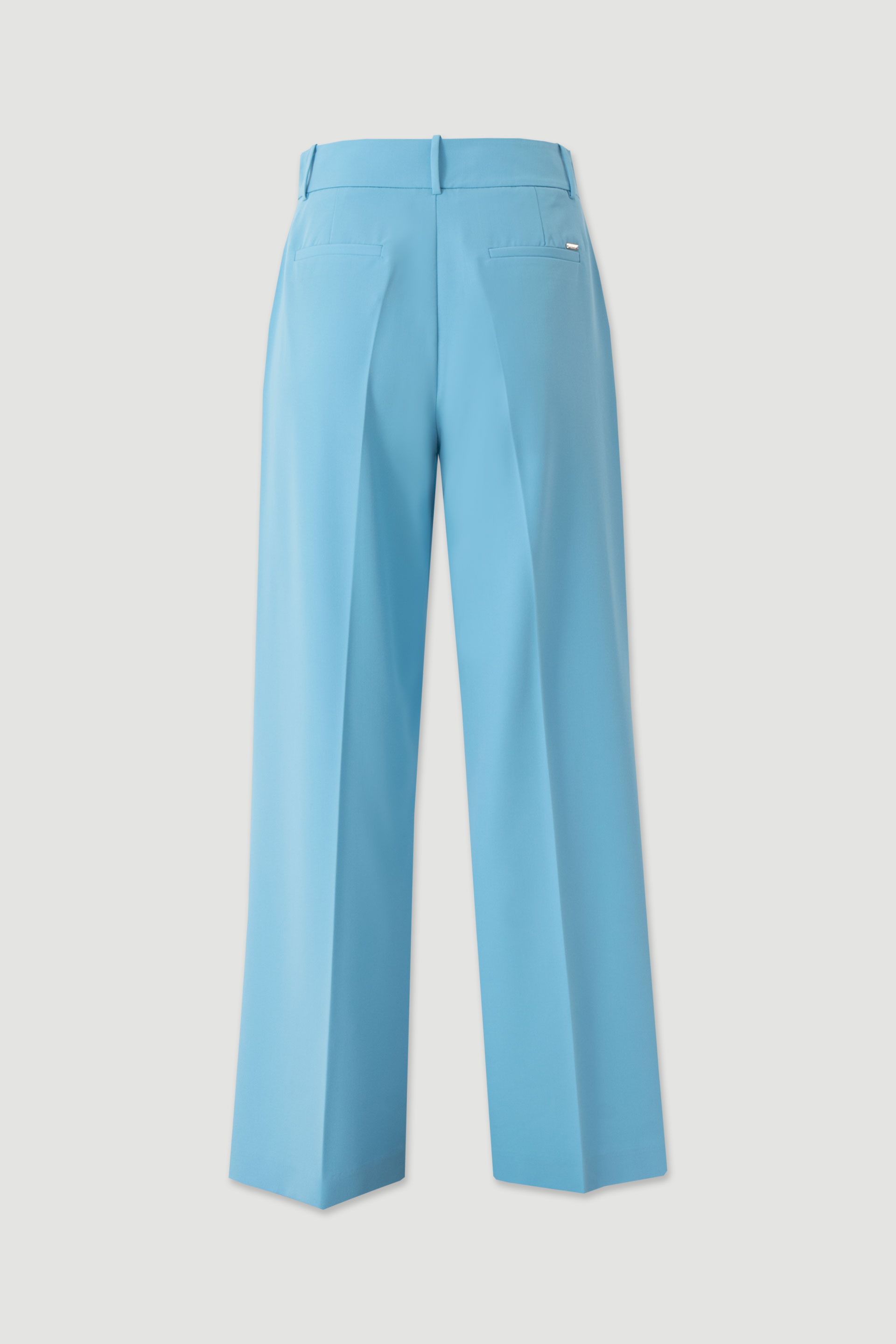 Wide-leg tailored trousers