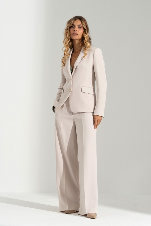Classic fitted blazer with metallic buttons Classic fitted blazer with metallic buttons
