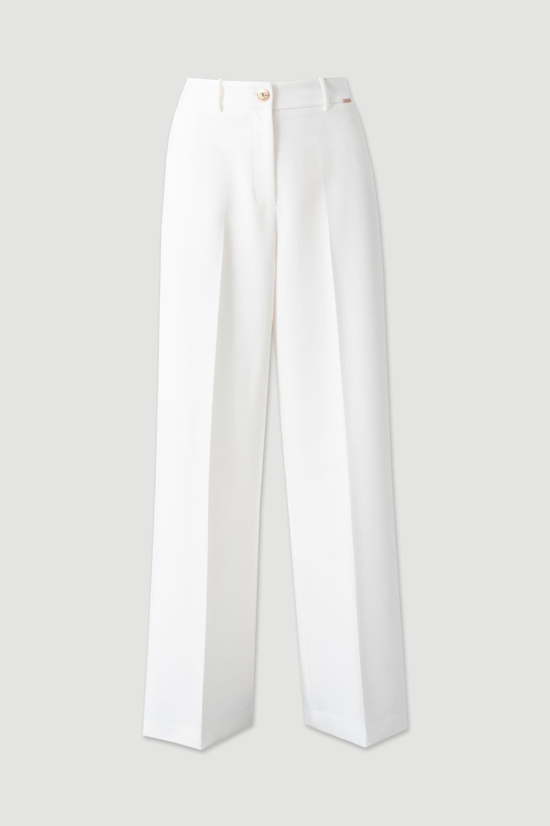 Wide-leg tailored trousers