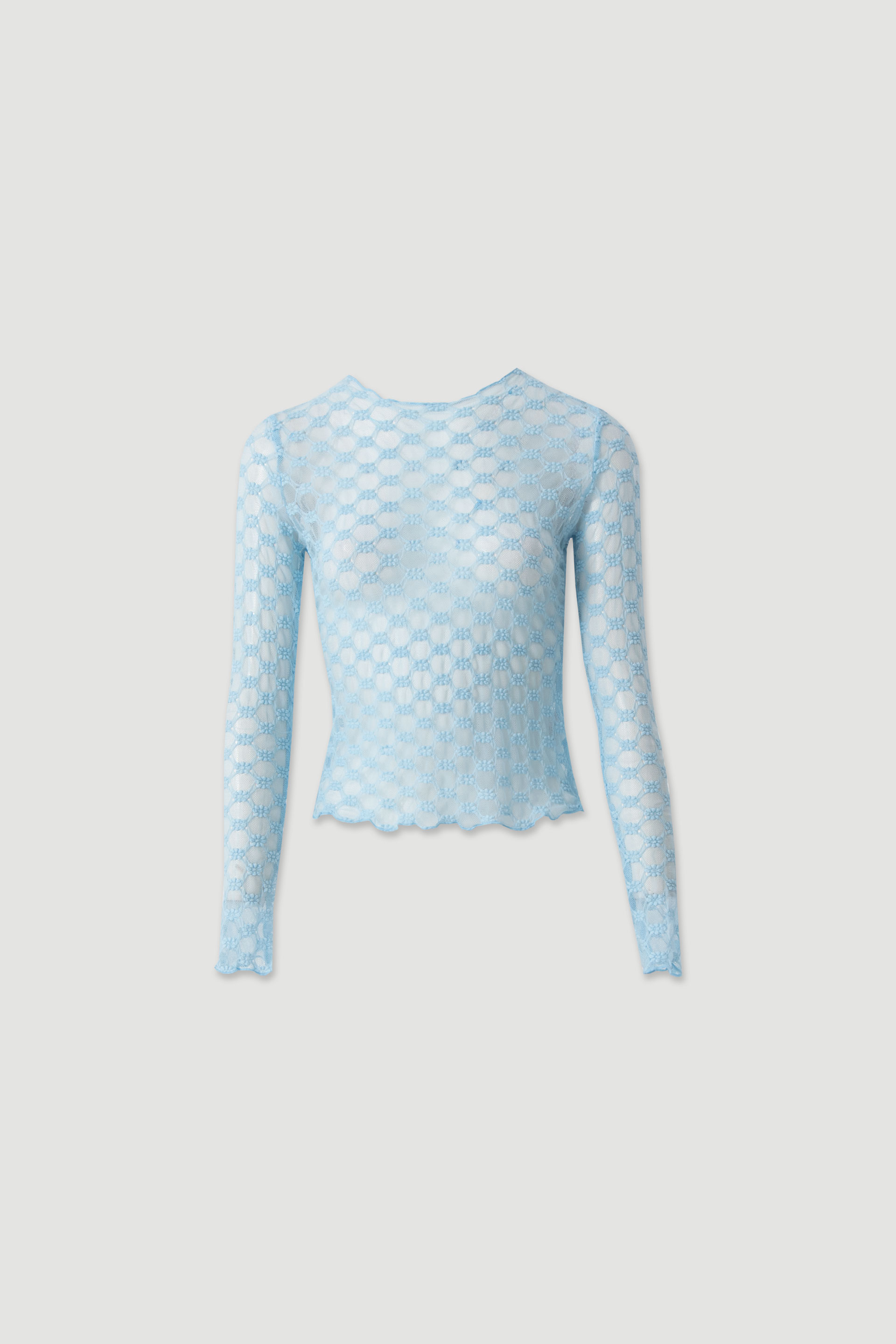 Floral lace top