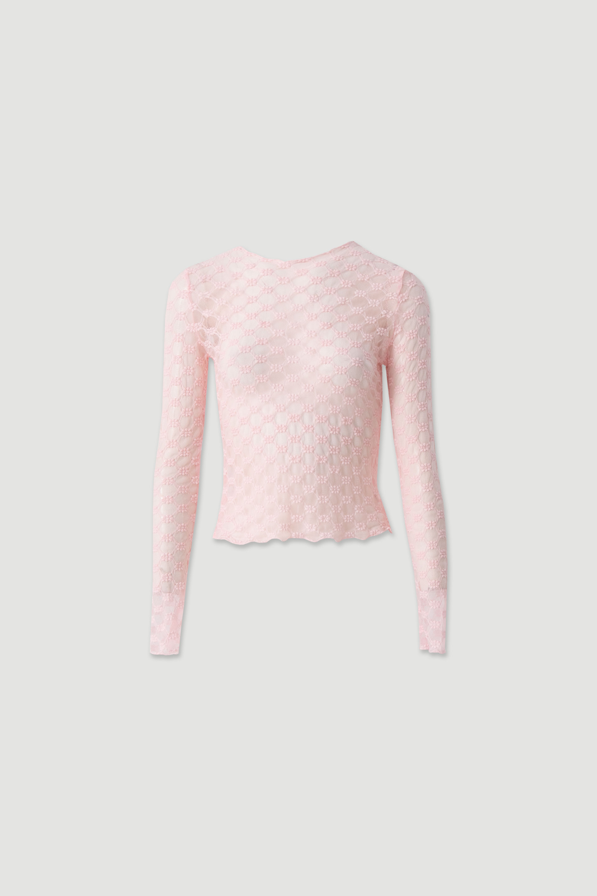 Floral lace top