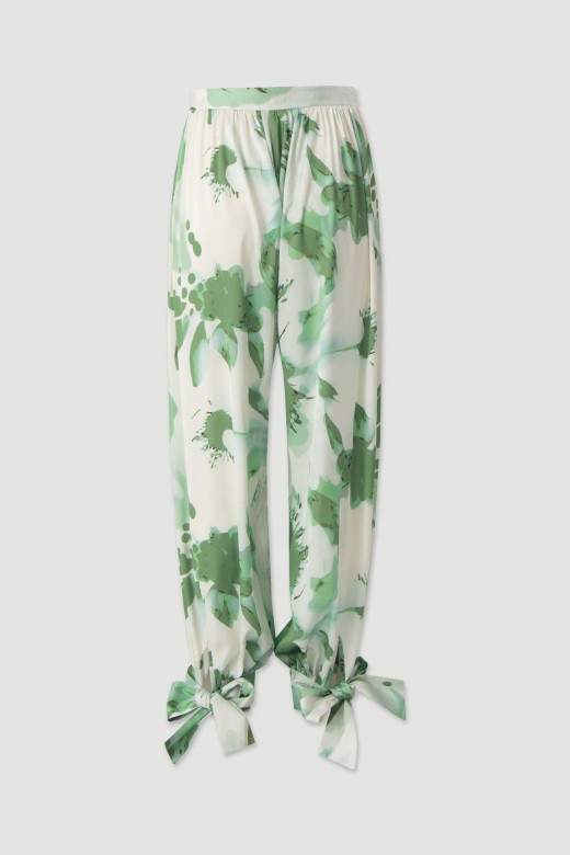 Calça bombacha estampada Calça bombacha estampada