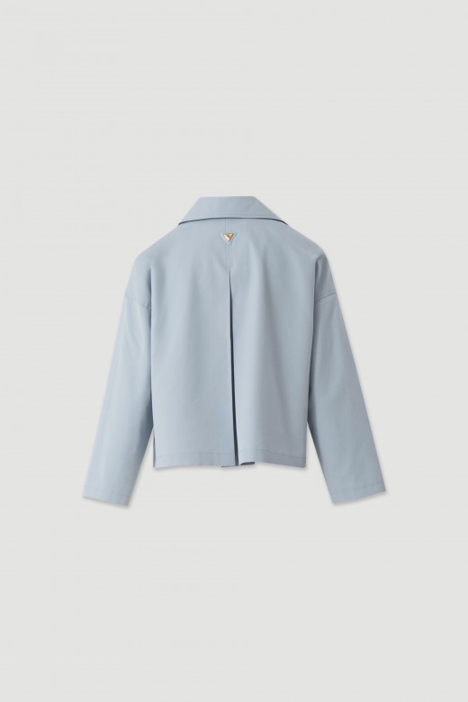 Short cotton trench jacket Short cotton trench jacket