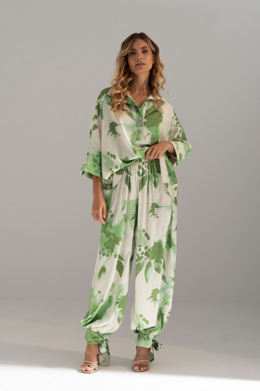 Printed harem trousers Printed harem trousers