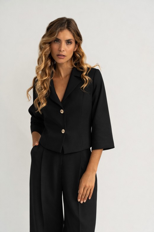 Veste classique courte structurée Veste classique courte structurée