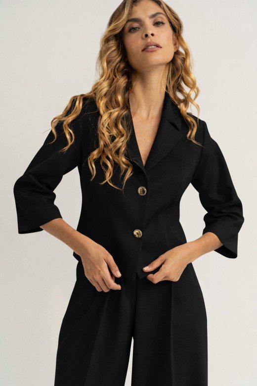 Veste classique courte structurée Veste classique courte structurée