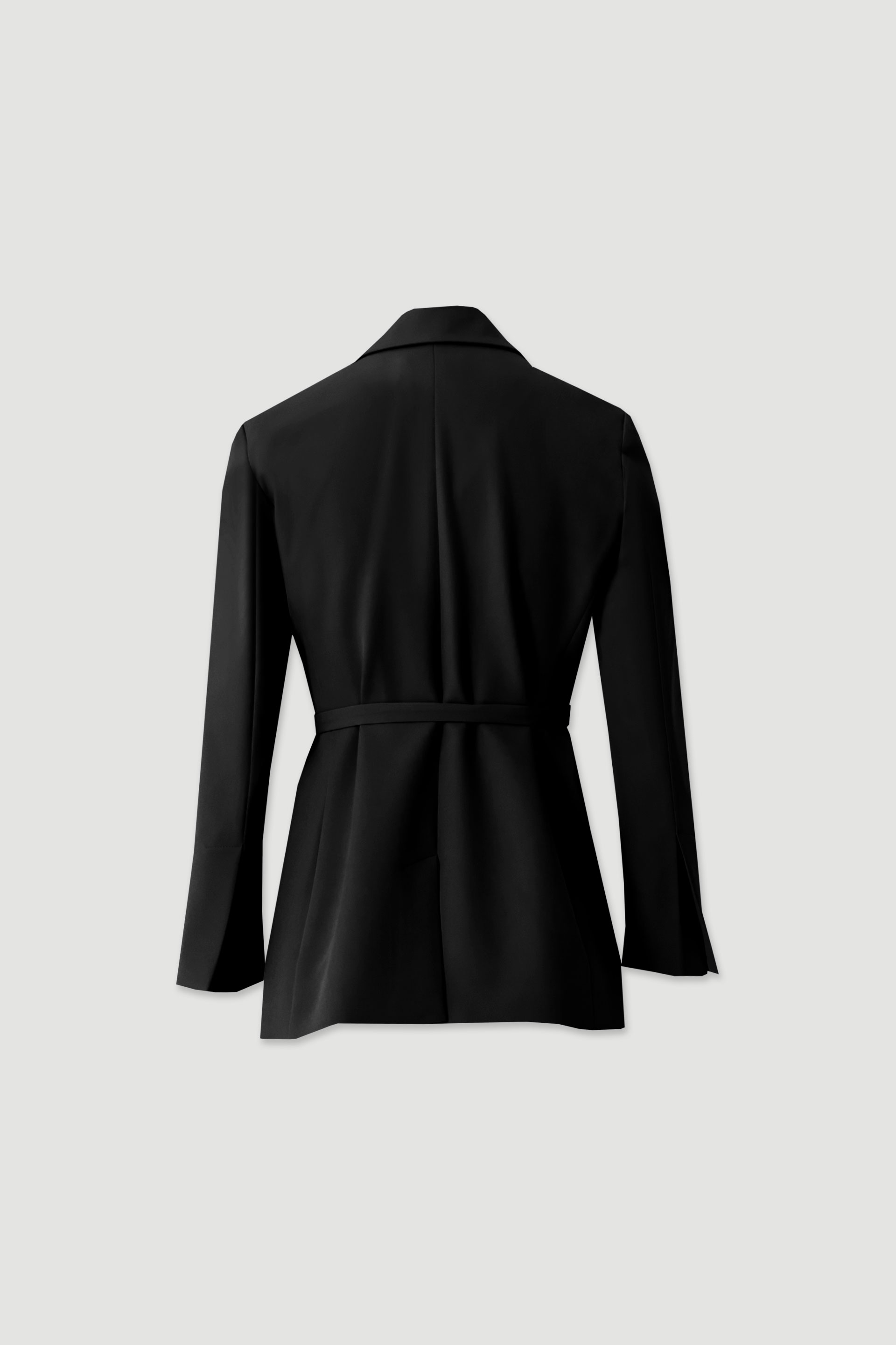 Classic belted blazer