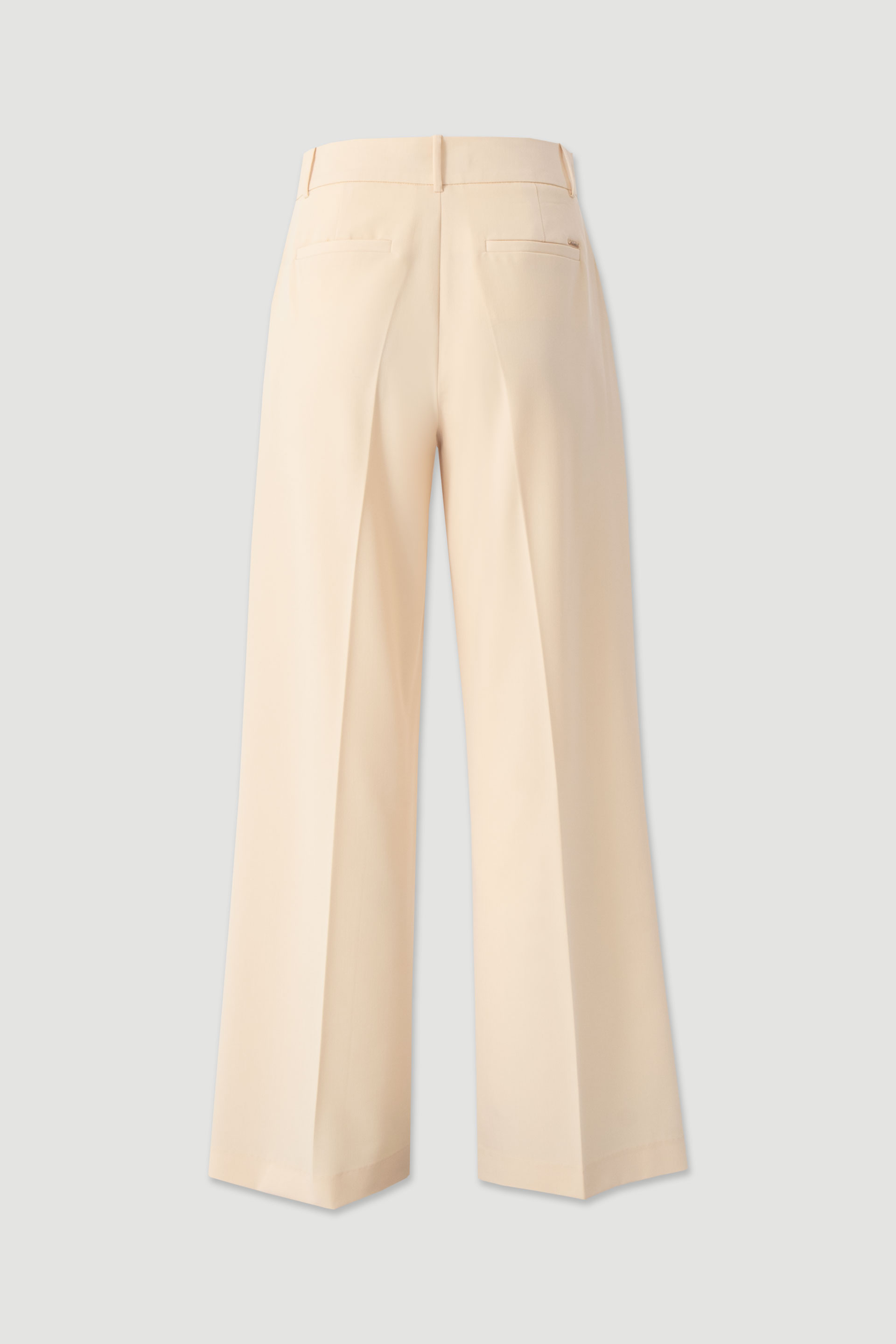 Wide-leg tailored trousers