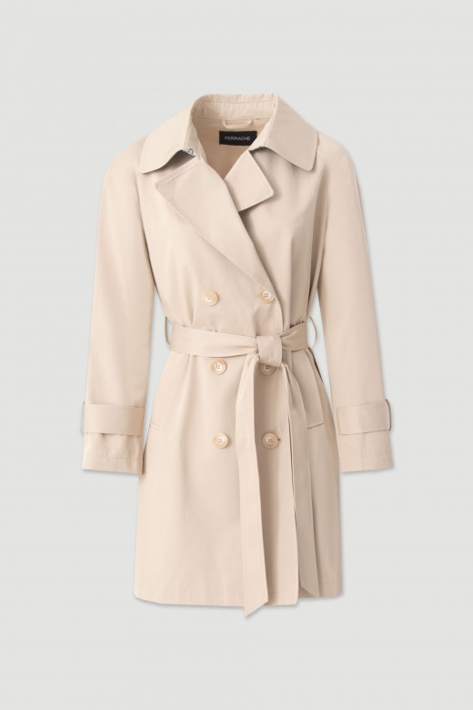 Cotton midi trench coat Cotton midi trench coat