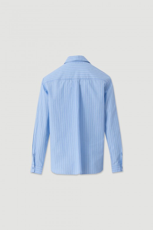 Striped shirt with front pocket 100% cotton Striped shirt with front pocket 100% cotton