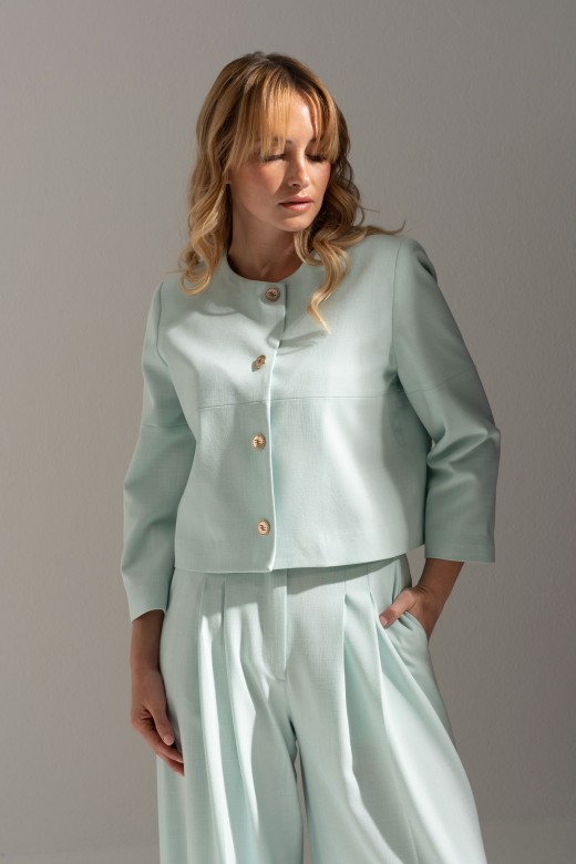 Cropped classic jacket Cropped classic jacket