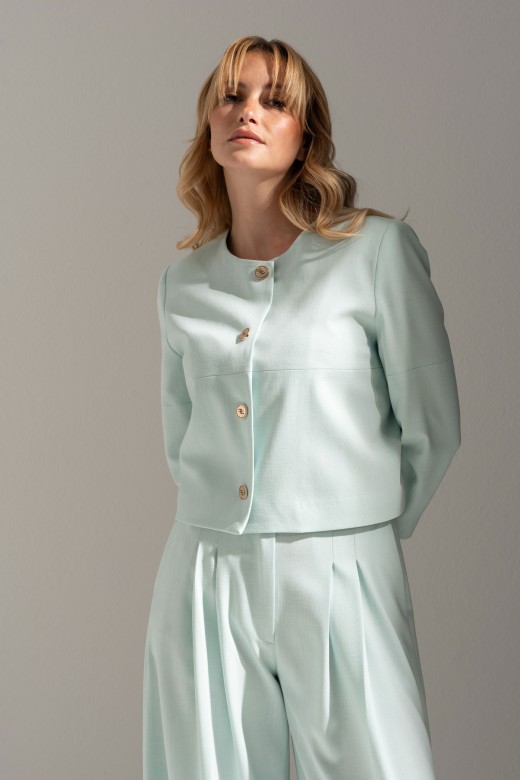 Cropped classic jacket Cropped classic jacket
