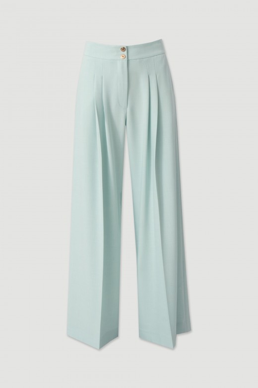 Wide-leg pleated trousers Wide-leg pleated trousers