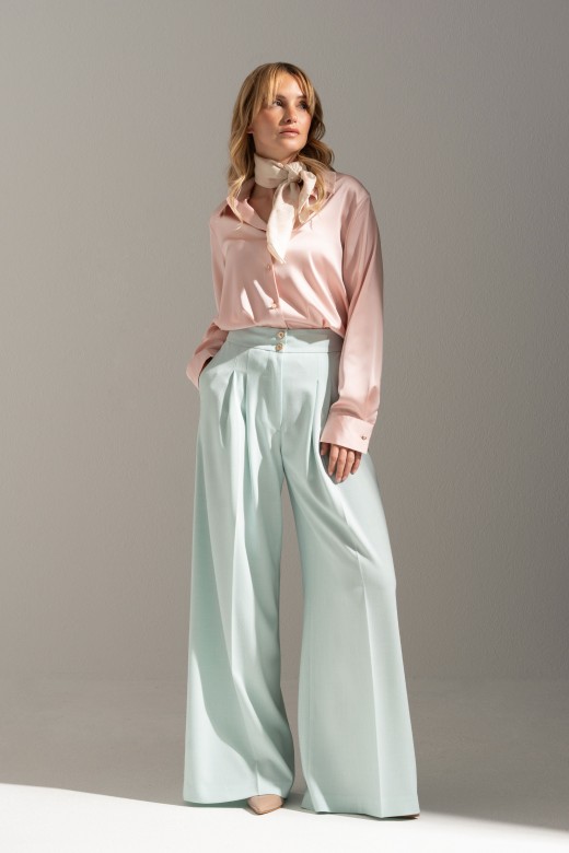 Wide-leg pleated trousers Wide-leg pleated trousers