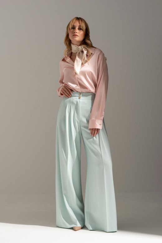 Wide-leg pleated trousers Wide-leg pleated trousers