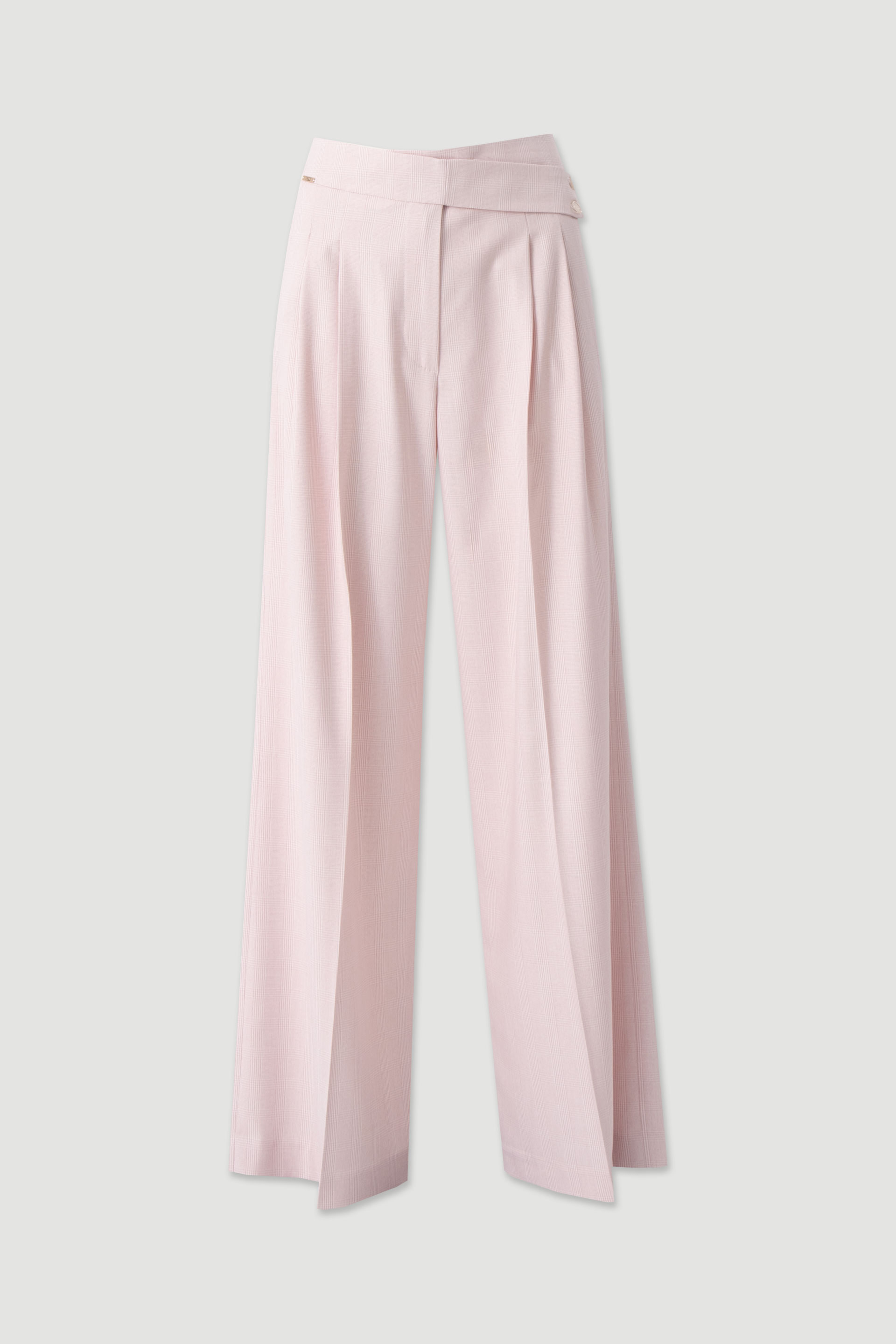 Wide-leg trousers with pleats
