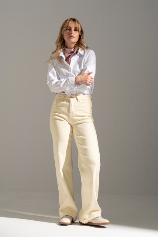 Straight-fit twill trousers Straight-fit twill trousers
