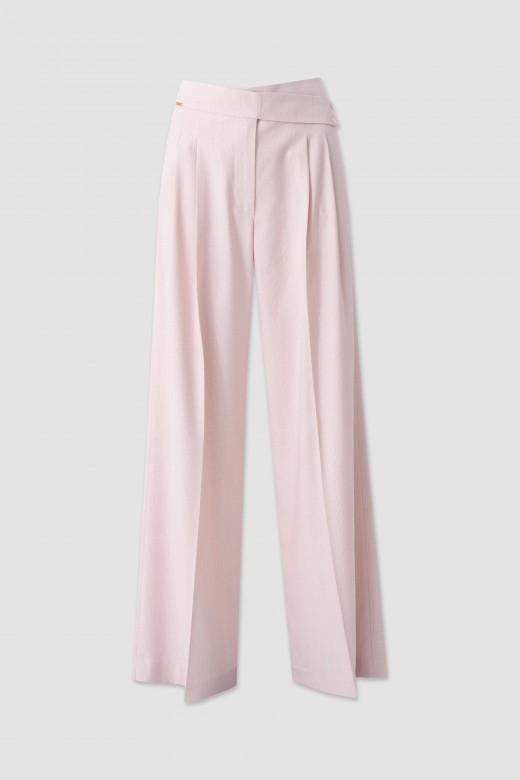 Wide-leg trousers with pleats Wide-leg trousers with pleats