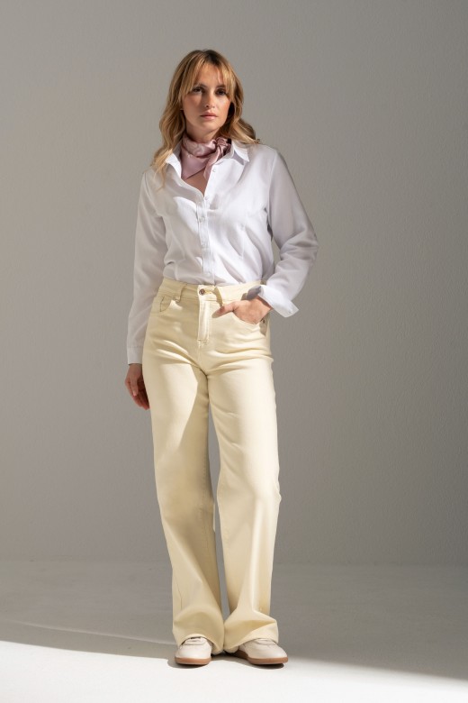 Straight-fit twill trousers Straight-fit twill trousers