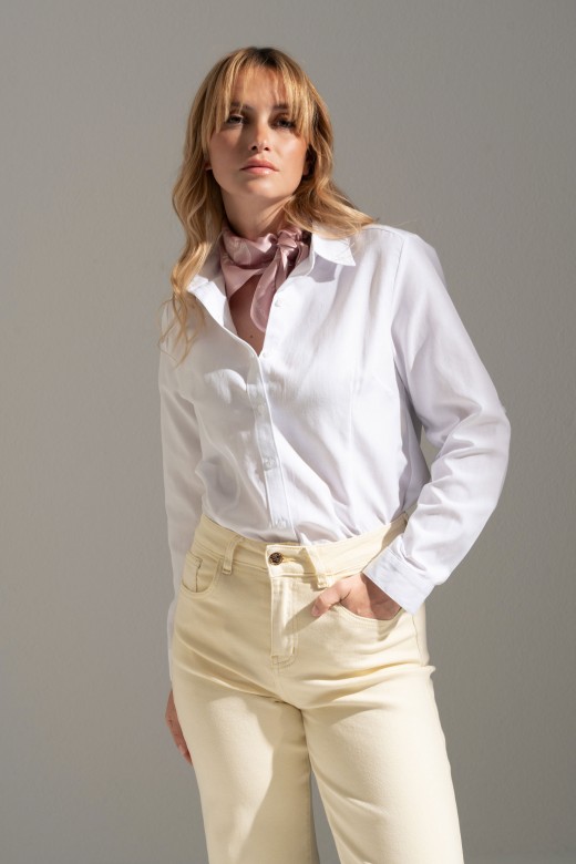 Fitted cotton shirt Fitted cotton shirt