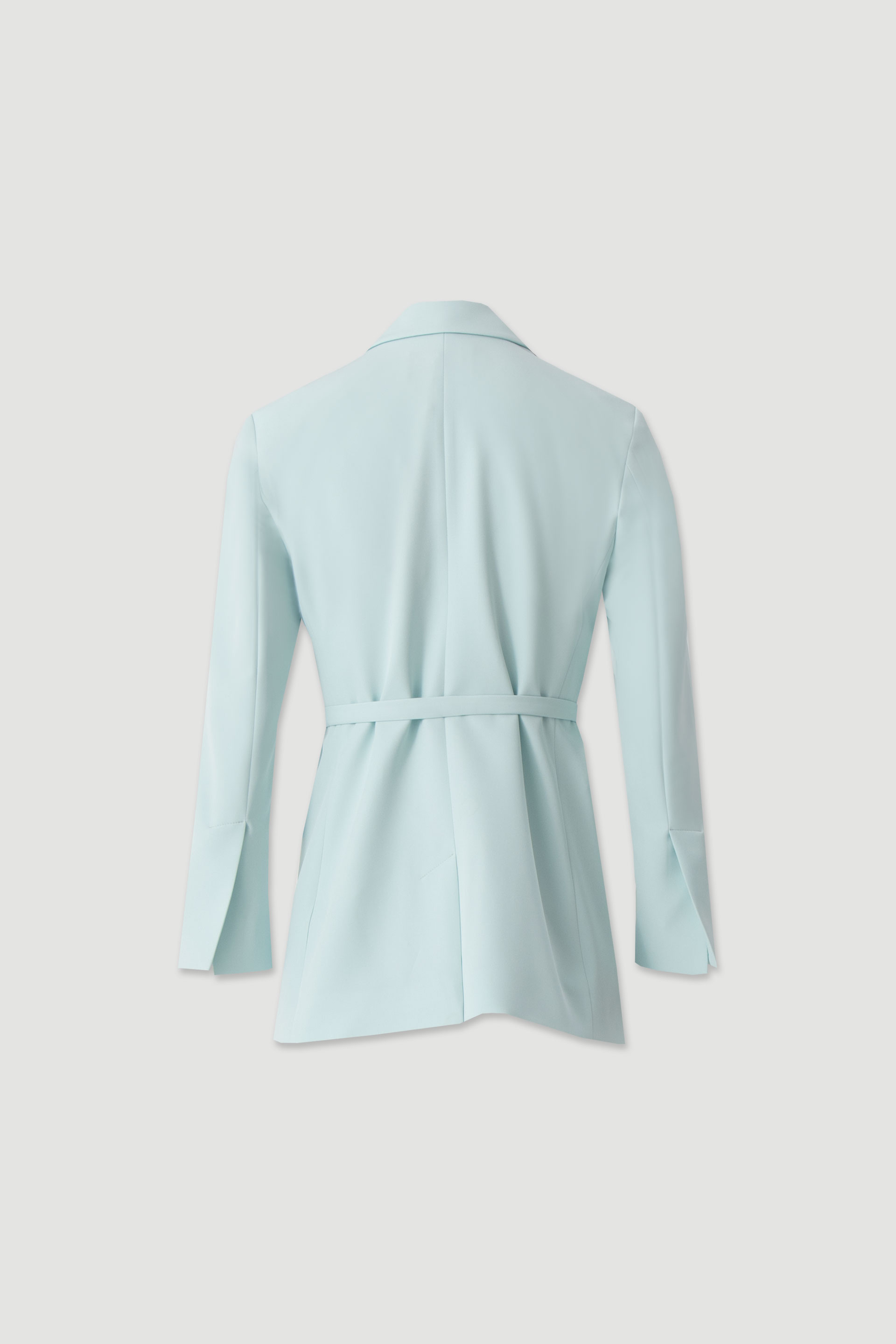 Classic belted blazer