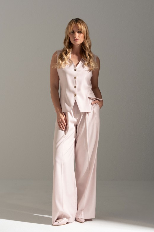 Wide-leg trousers with pleats Wide-leg trousers with pleats