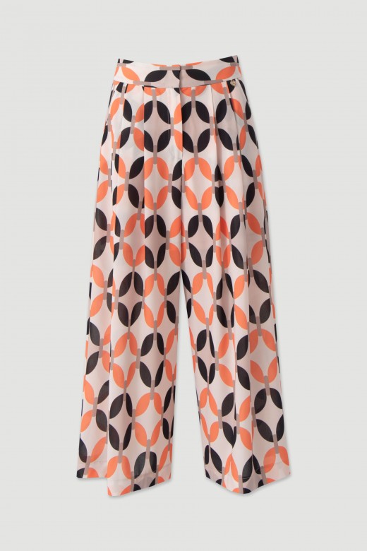 Pantalón culotte estampado Pantalón culotte estampado