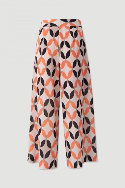 Pantalón culotte estampado Pantalón culotte estampado