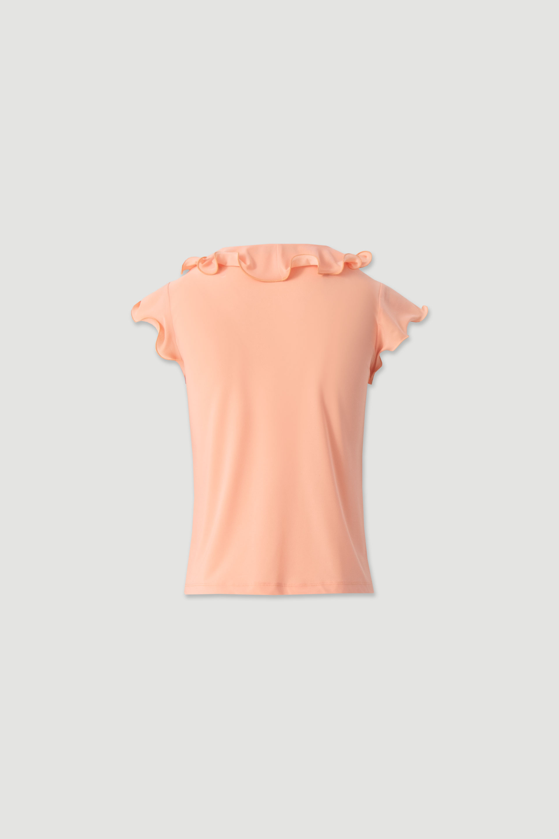 Ruffled v-neck top
