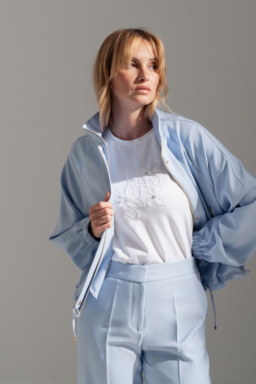 Bomber jacket with high collar Bomber jacket with high collar