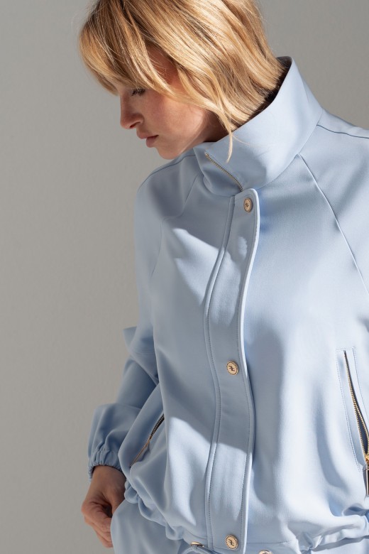Bomber jacket with high collar Bomber jacket with high collar