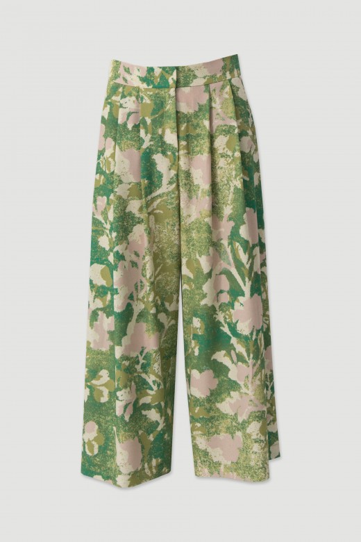 Printed culotte trousers Printed culotte trousers