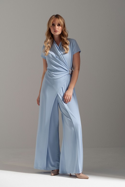 Flowy wrap-effect jumpsuit Flowy wrap-effect jumpsuit