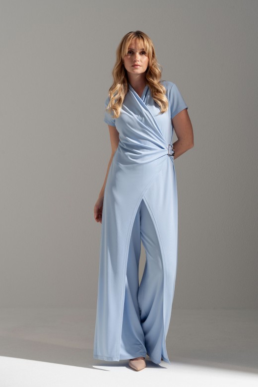 Flowy wrap-effect jumpsuit Flowy wrap-effect jumpsuit