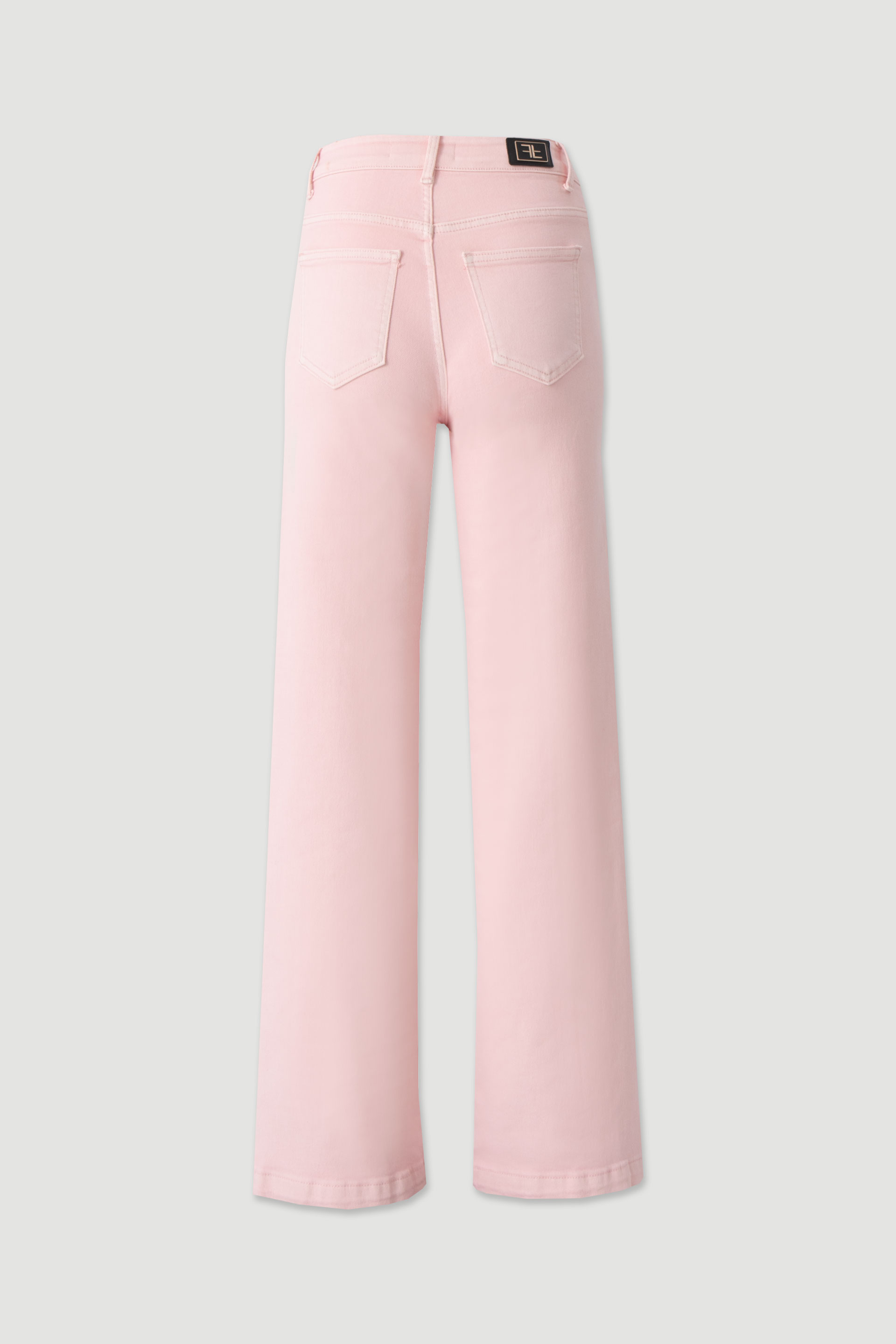 Straight-fit twill trousers