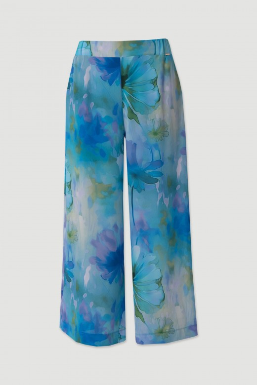 Printed culotte trousers Printed culotte trousers