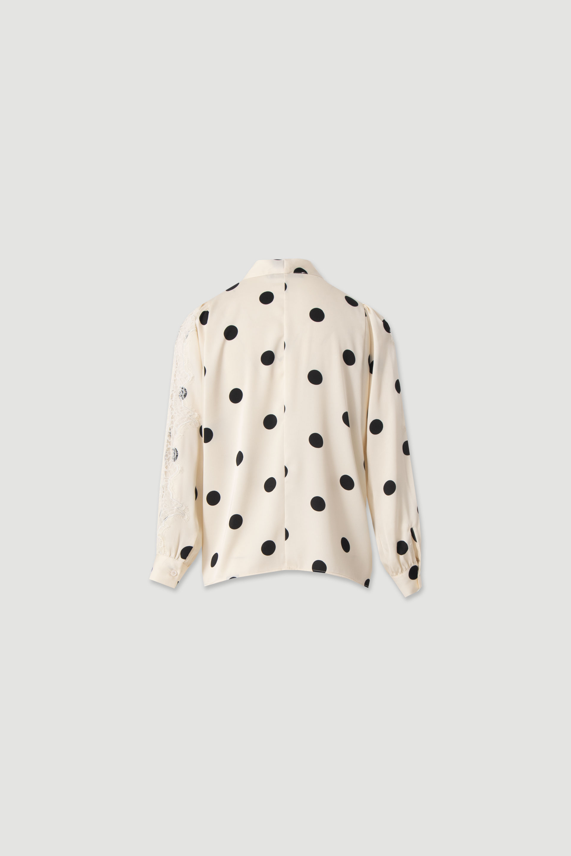 Polka dot tunic with bow