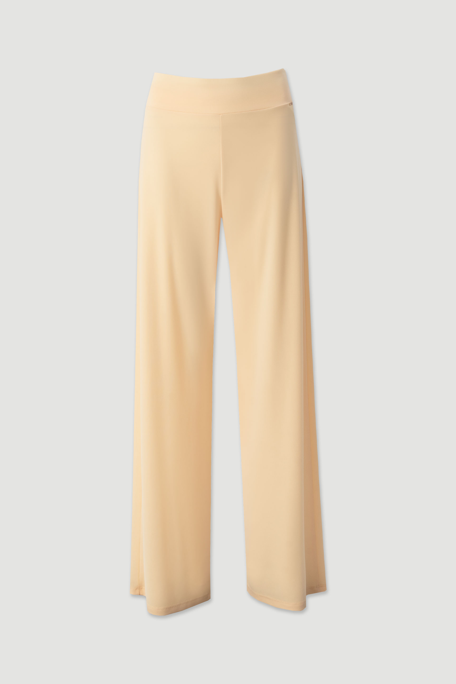 Wide leg knit trousers