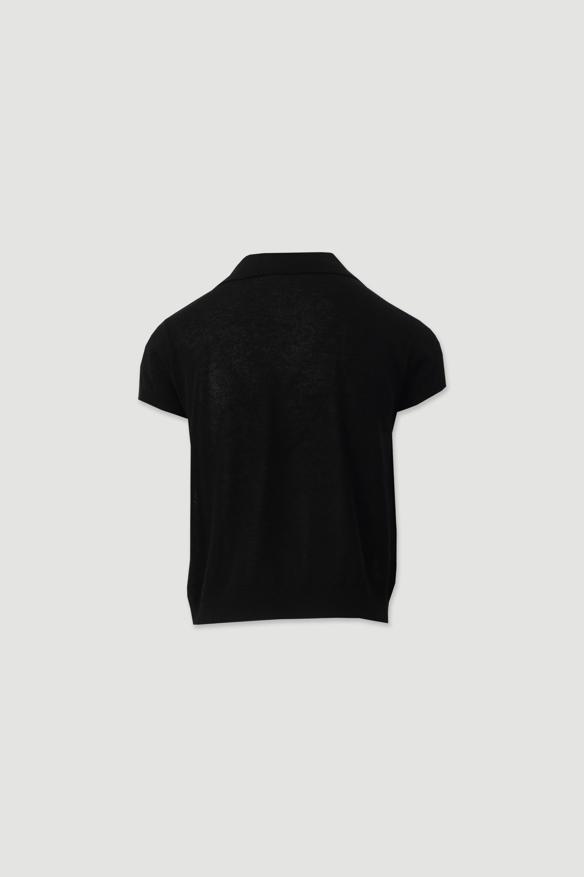 Polo de malha com linho