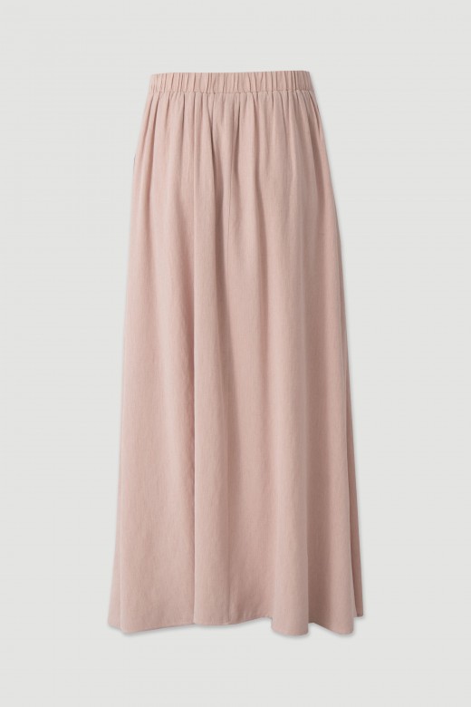 Linen midi skirt with pleats Linen midi skirt with pleats