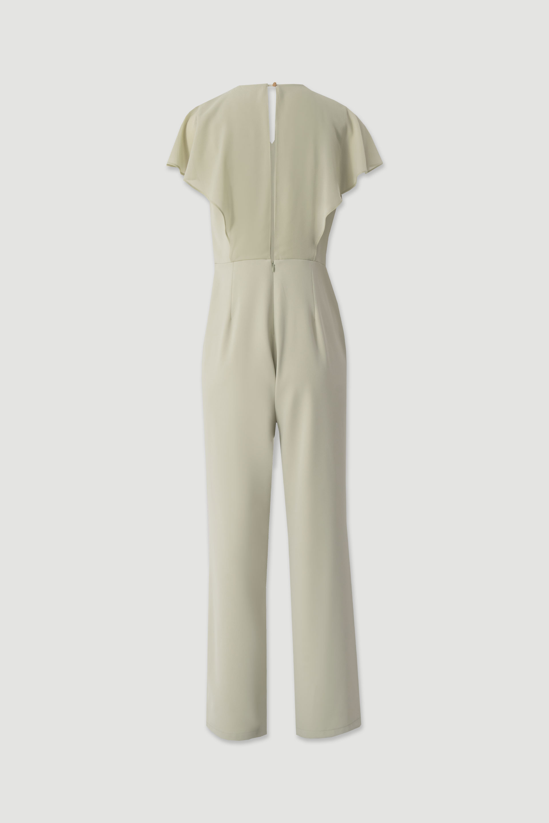Flowy jumpsuit with wrap neckline