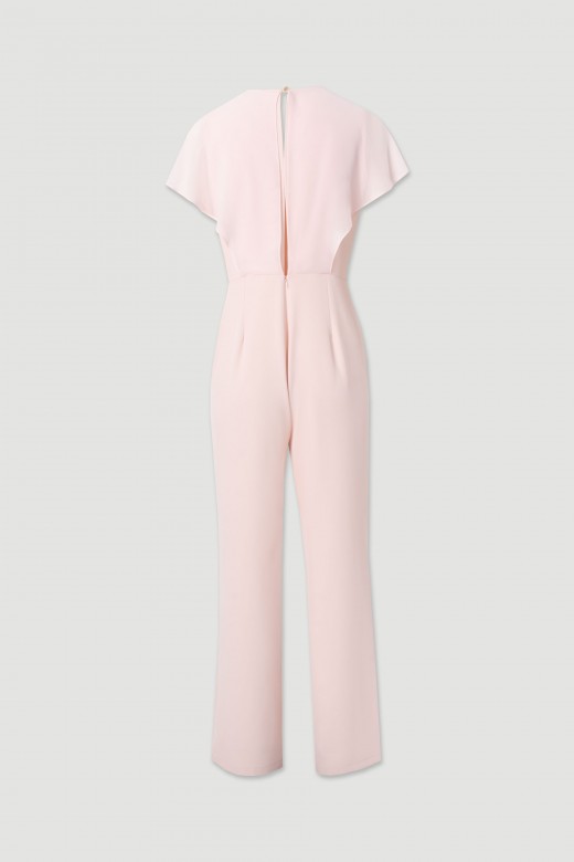 Flowy jumpsuit with wrap neckline Flowy jumpsuit with wrap neckline