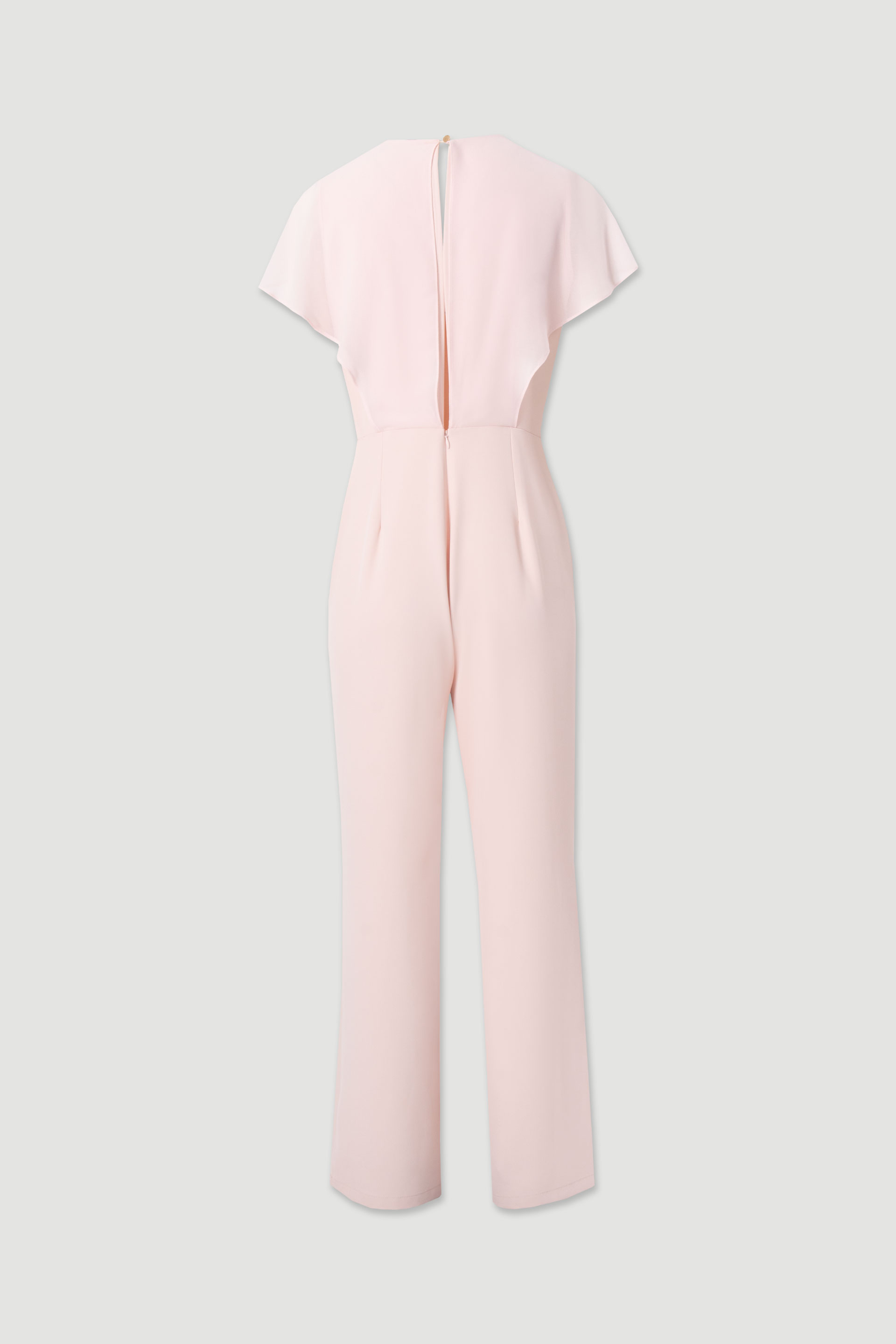 Flowy jumpsuit with wrap neckline