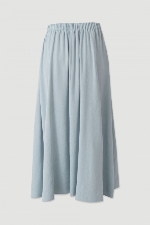 Linen midi skirt with pleats Linen midi skirt with pleats