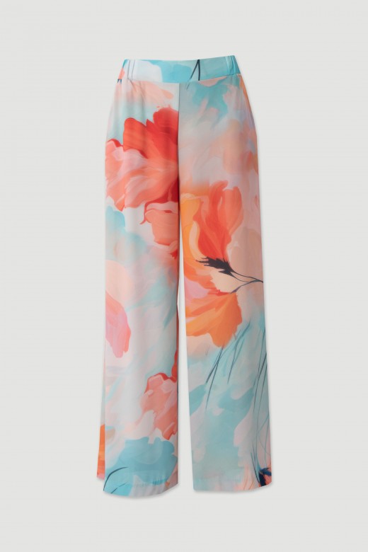 Flowy printed trousers Flowy printed trousers